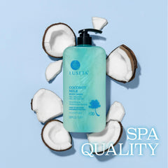 Luseta Coconut Milk Body Wash suitable for all skin types during showers