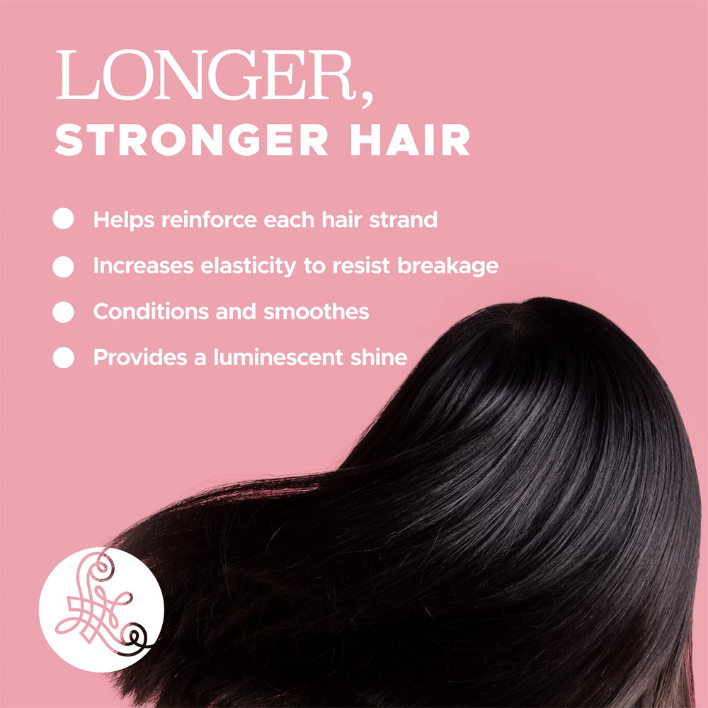 Luseta Keratin Hair Oil Serum applied on towel-dried hair ends