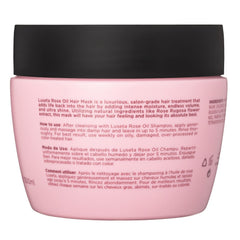 Finished Luseta Rose Oil Hair Mask look reveals soft, shiny hair