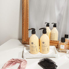 Luseta rosemary leaf oil drop suggests aroma and scalp nourishment.