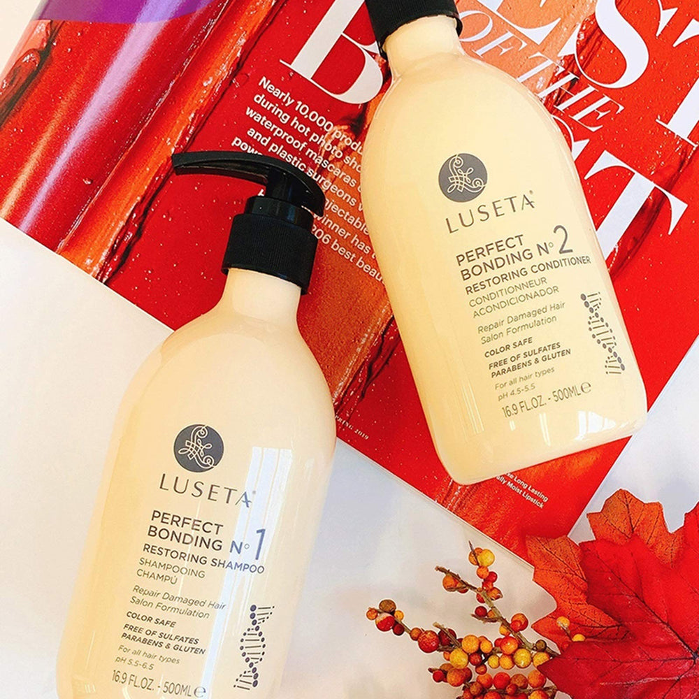 Luseta sulfate-free formula emphasizes gentle cleansing suitable for all hair types.