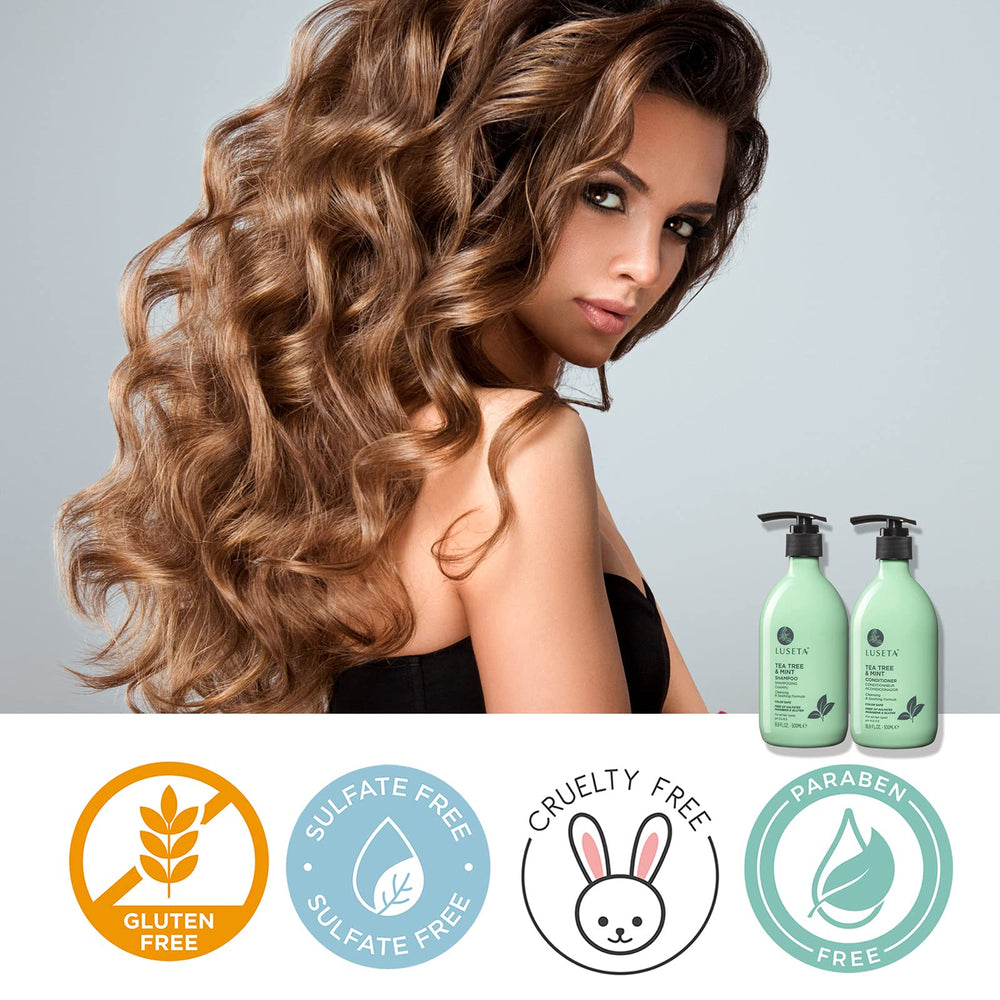Luseta shampoo foam shows rich lather for detangling.
