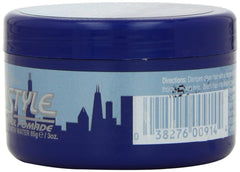 Luster's S-Curl 360 Wave Control Pomade jar close-up enables smooth application.