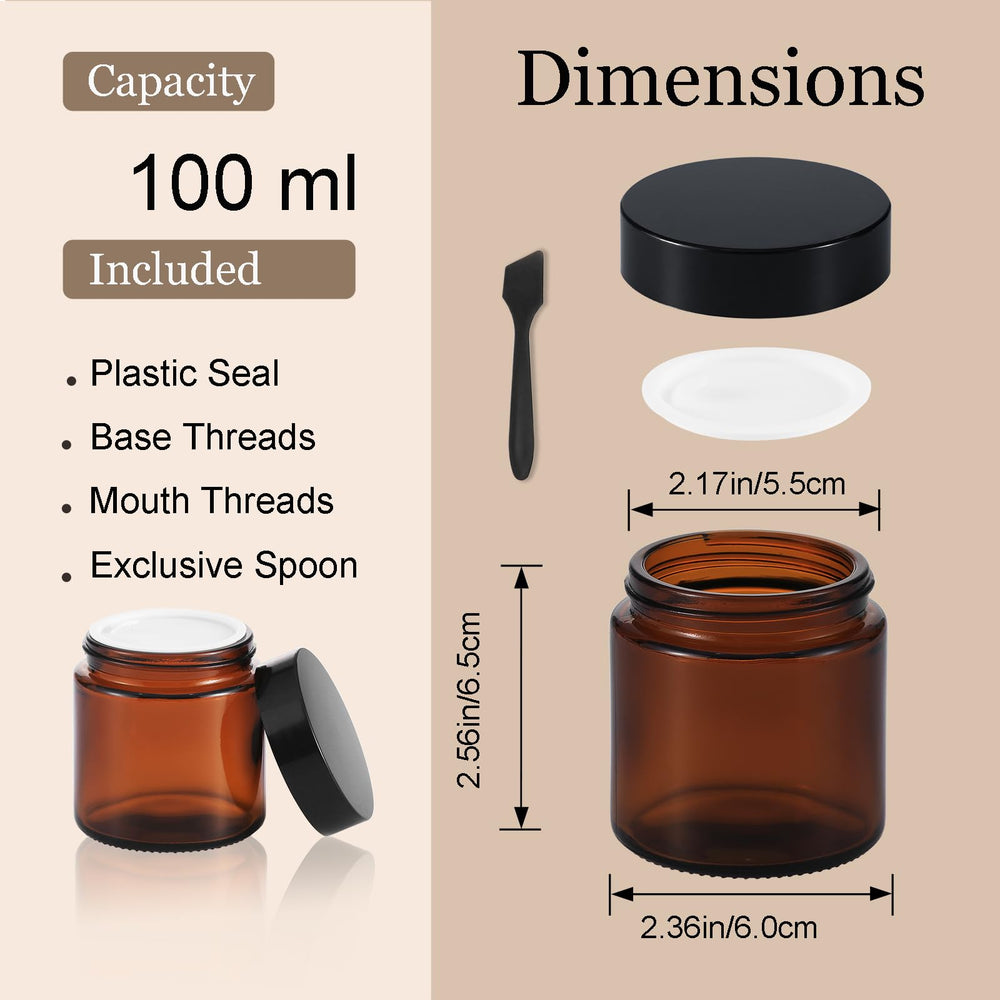 Lustervial Black Label sturdy glass withstands daily use while protecting delicate formulations.