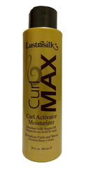 Lustrasilk Curl Max Act Moisturizer 3-pack bottles shown for enhanced moisture and defined curls.
