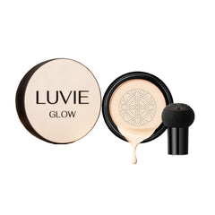 Luvie Glow Foundation Cushion Ivory compact for natural, even skin tone