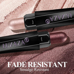 LUXAZA blending brush on the stick enables smudge-free blending.