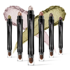 LUXAZA Champagne Pink Eyeshadow Stick set in box for easy gifting and cohesive color coordination.