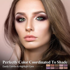 LUXAZA easy-glide application shown on eyelid for smooth finish
