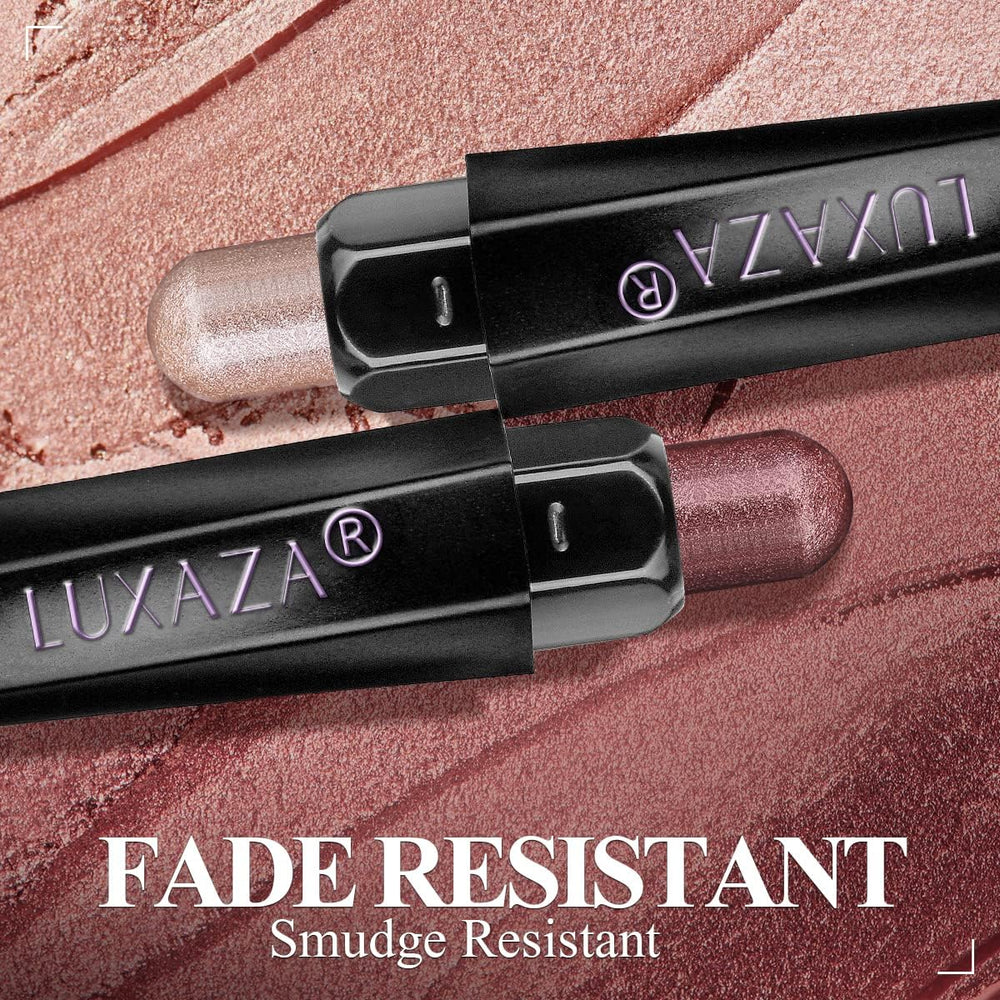 Luxaza Waterproof formula resists sweat to keep color in place.