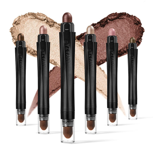 Luxaza 6pcs eyeshadow stick packaging for on-the-go makeup