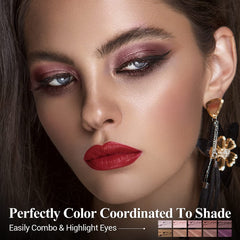 LUXAZA built-in blending brush aids seamless finish with a single shade
