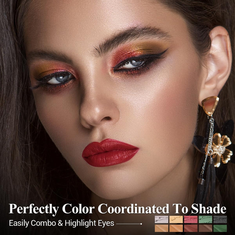 LUXAZA Hexagonal Tube design for easy grip during makeup.
