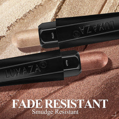 LUXAZA Eyeshadow Stick Shimmer Cream adds soft glow and easy blend
