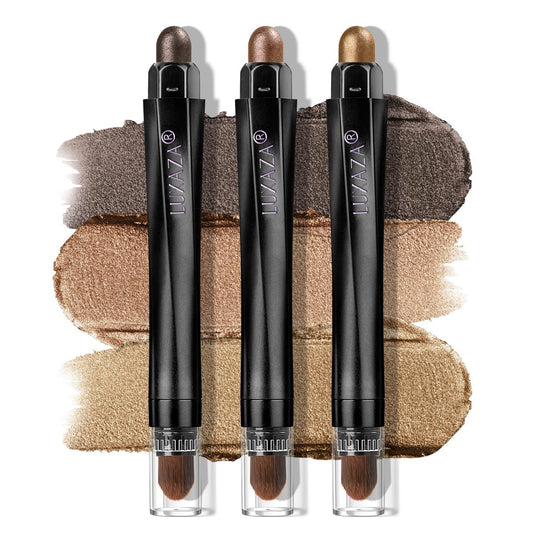 Luxaza Pro Brown Eyeshadow Stick with soft glide for flawless shading all day