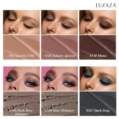 Luxaza Pro silky-glide texture enables smooth, even application on lids.