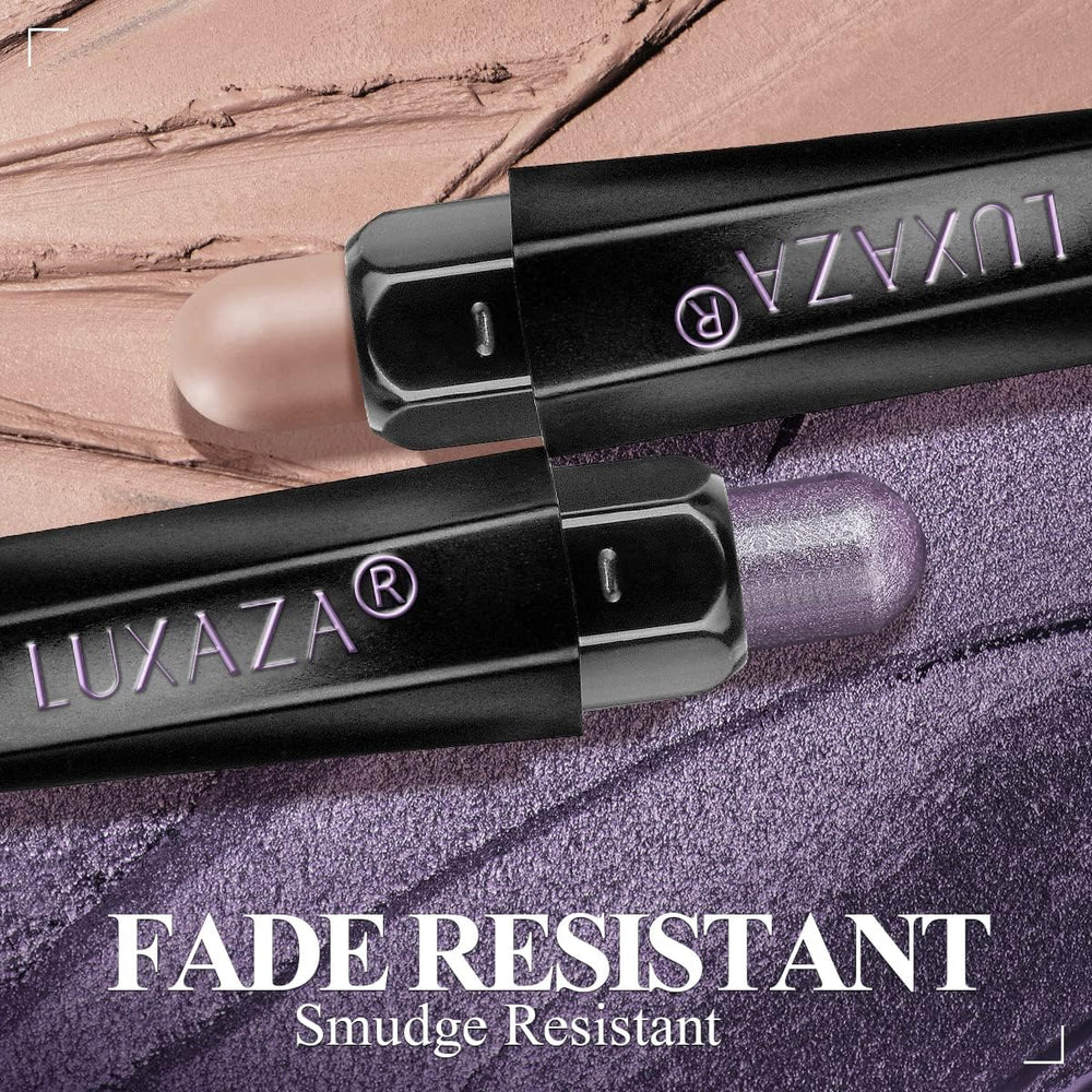 LUXAZA PRO metallic bronze smoky eyeliner pencil for dramatic looks.