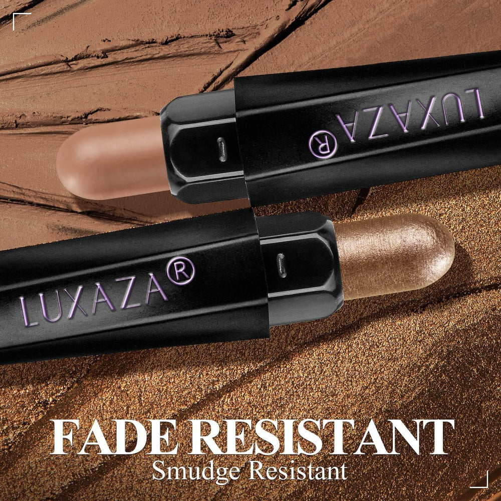LUXAZA PRO built-in blending brush for seamless color fusion in one stroke