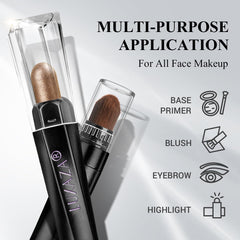 LUXAZA PRO color-coordinated set pairs shimmer and matte browns for versatile looks
