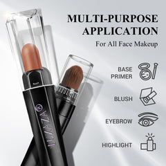 LUXAZA PRO Neutral Eyeshadow Stick hexagonal tube offers secure grip for precise application.
