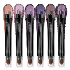 LUXAZA PRO purple eyeshadow stick with silky glide for easy color payoff.