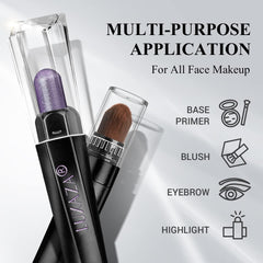 LUXAZA PRO soft synthetic blending brush for seamless blending.
