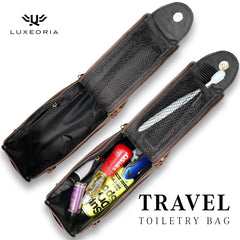 LUXEORIA sustainable leather with pickle-free tanning for eco-friendly travel.