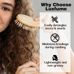 Luxfume detangler spray features keratin for added shine