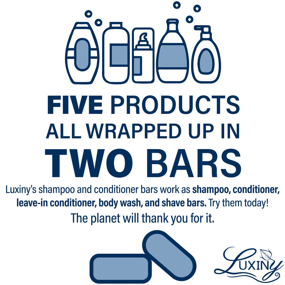 Luxiny Citrus Splash bar in shower, ideal for after-swim conditioning.