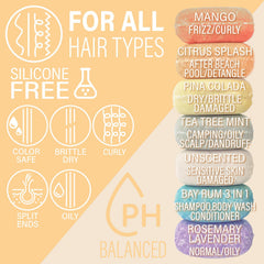 Luxiny Citrus Splash color-safe formula preserves vibrancy for color-treated hair.