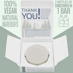 Luxiny Plastic-free packaging concept with bottles saved