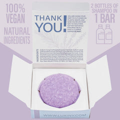 Luxiny shampoo bar ingredients rice protein for stronger, fuller hair