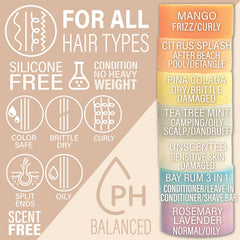 Luxiny sulfate-free conditioner bar formula suitable for gentle washing.