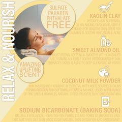 Luxiny sweet almond oil bottle highlights nourishing ingredients for hydrated skin
