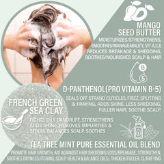Luxiny Tea Tree Mint Shampoo Bar lather delivers a refreshing scalp cleanse