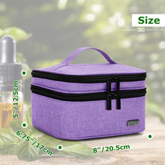 Luxja detachable dividers enable flexible bottle sizing.