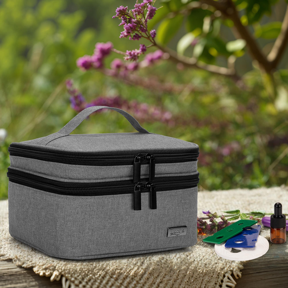 LUXJA gray case ideal for home use and on-the-go.