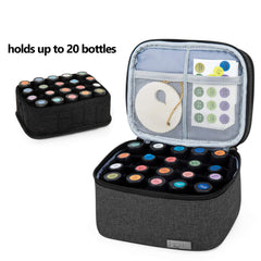 Detachable bottle dividers allow flexible arrangement for various bottle sizes in the LUXJA bag.