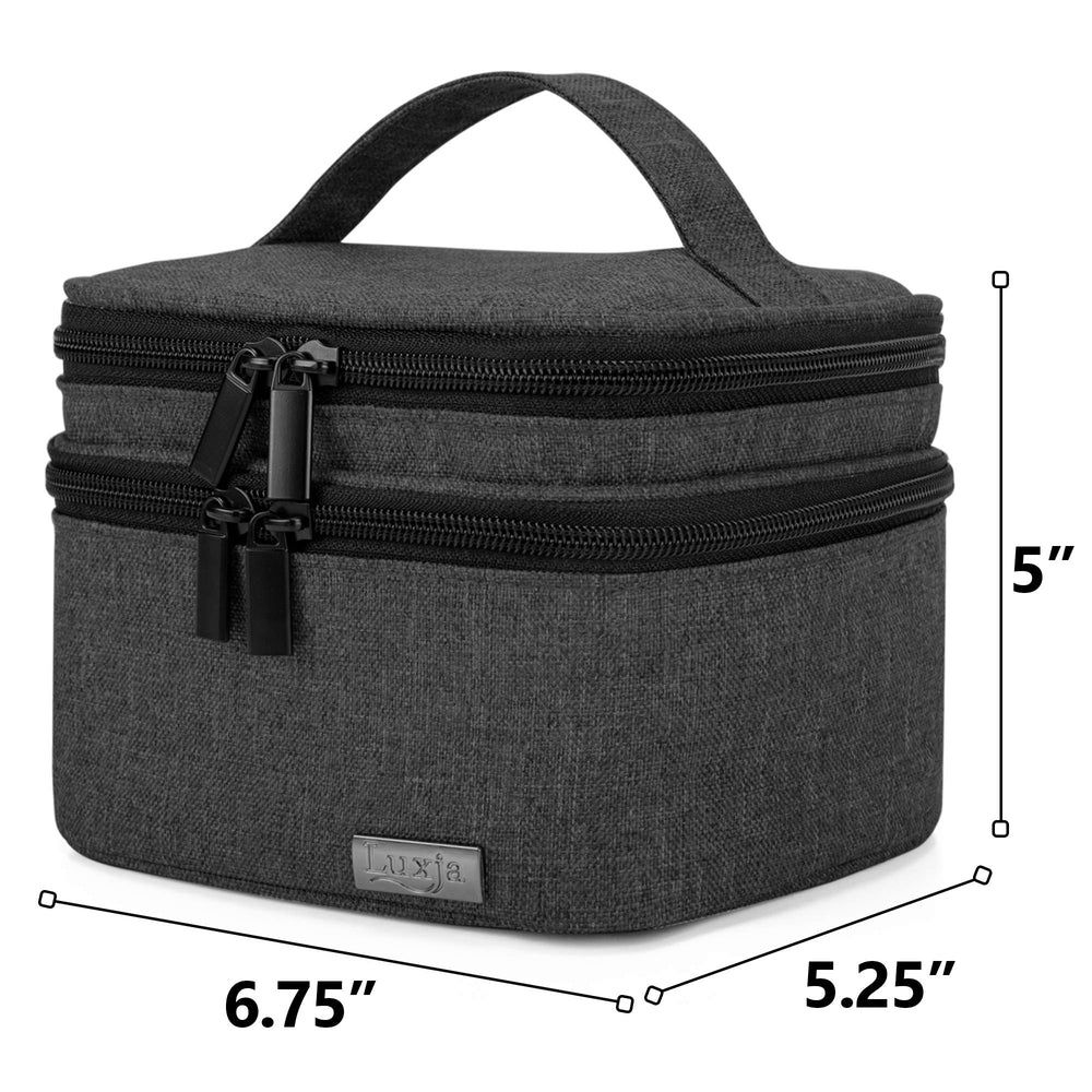 Top handle enables easy carrying and upright transport of the LUXJA bag.