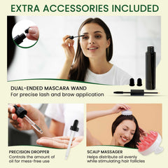 LuxoLook oil is cold-pressed and unrefined for nutrient-rich care.