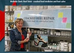Luxuriant Cracked Heel Repair diabetic-safe formula, alcohol-free, for gentle foot care.