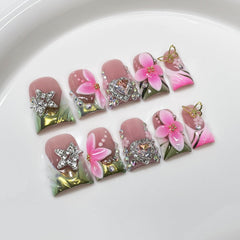 Luxury Duck thick acrylic nails offer durable wear and long-lasting shine