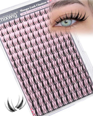 Lvmixwig manga lash clusters with spikes for a dramatic anime-inspired eye look.