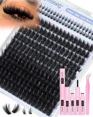 Lvmixwig Wispy Lash Clusters Spikes showcase dramatic volume for bold eye looks.