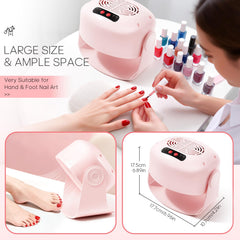 LXIANGN Nail Fan Dryer ideal for regular polish basics