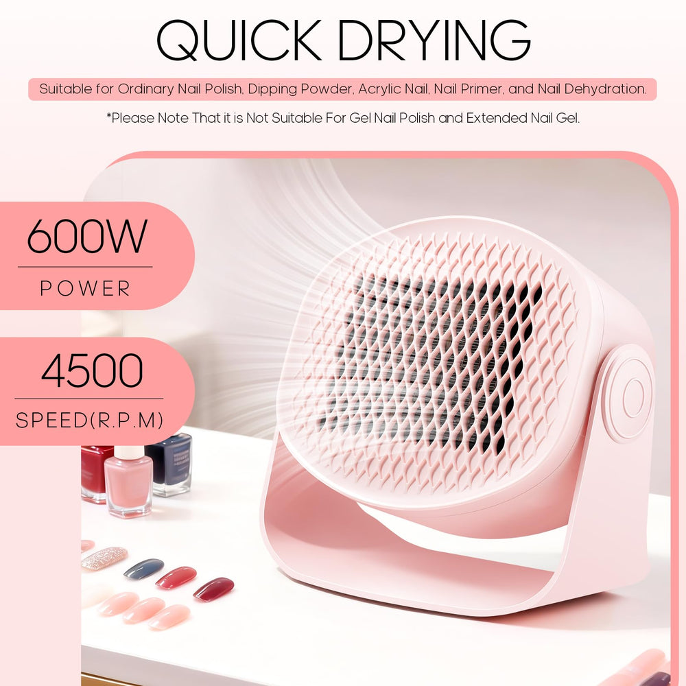 LXIANGN Nail Fan Dryer suited for both home and salon use