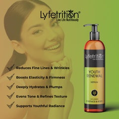 Lyfetrition Aloe and Retinol blend promotes gentle renewal and comfort.