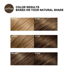 Lymznus Instant Coffee Hair Dye Shampoo creamy foam during application boosts coverage