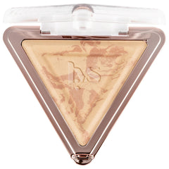 LYS Beauty True Enlightenment marbleized powder compact for airbrushed finish and natural radiance