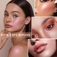 LZYLLS Cream Blush Stick microfiber brush assists contouring and blending.